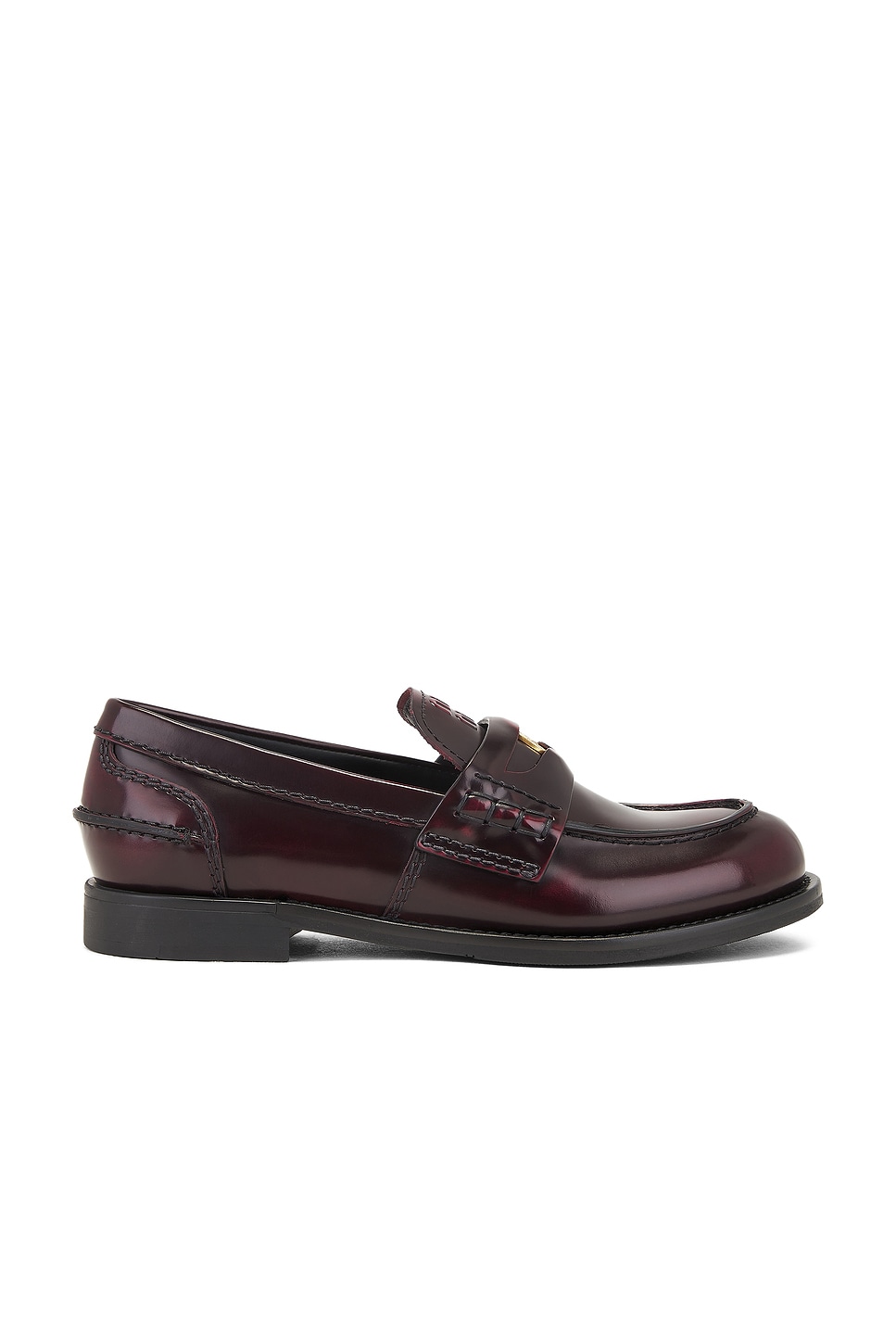 Image 1 of Miu Miu Penny Loafer in Purple