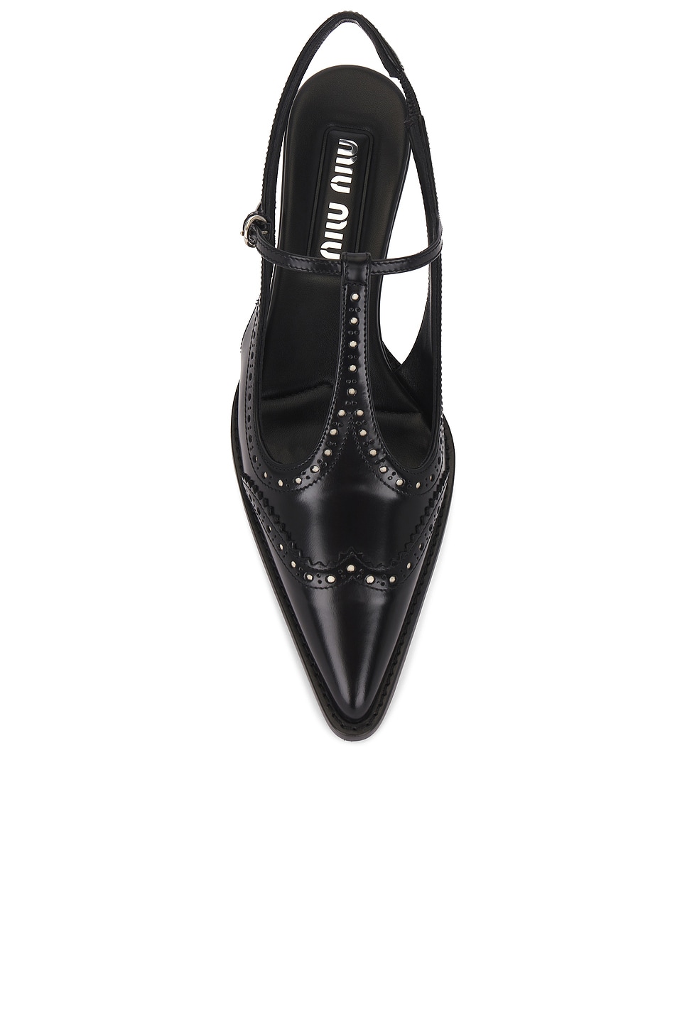 Miu Miu Sling Back Kitten Heel