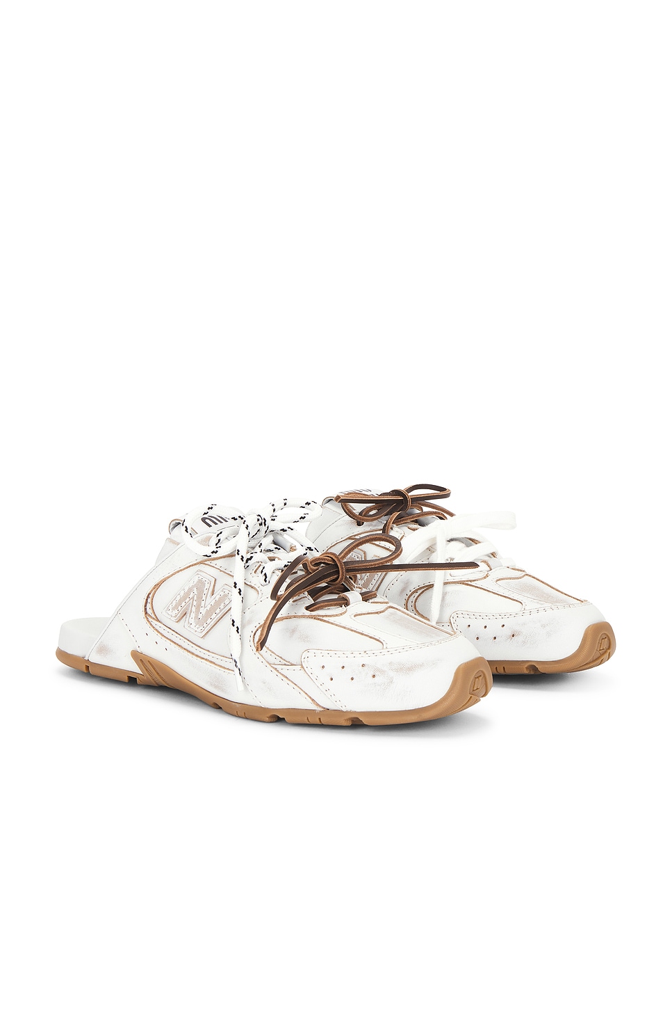 Image 1 of Miu Miu X New Balance Mule in Bianco