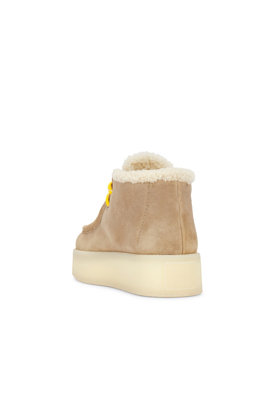 Miu Miu - Lace Up Boot | Plush