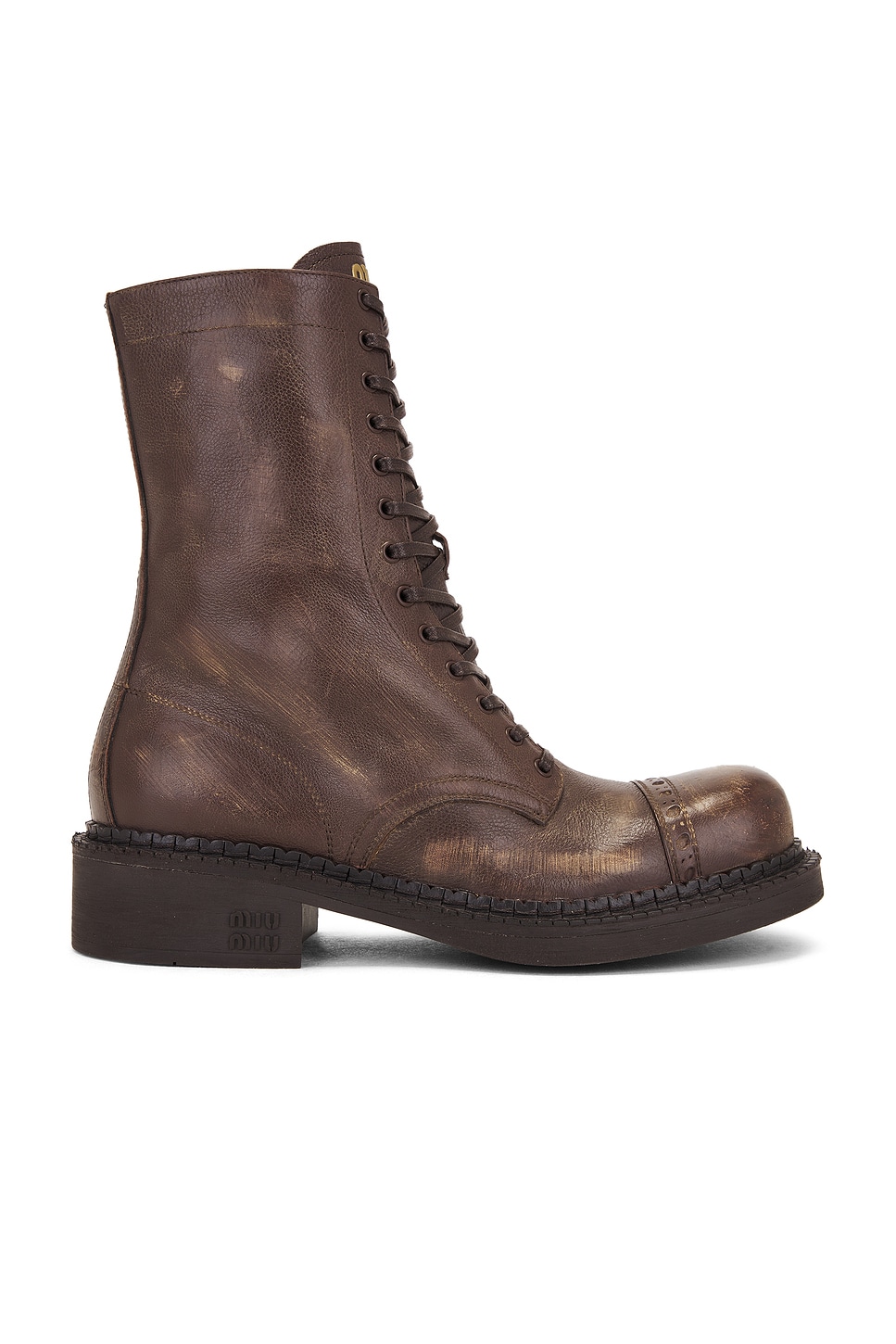 Combat Boot in Brown