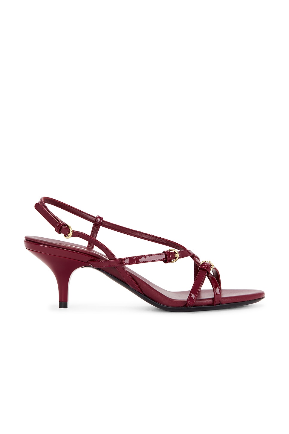 Slingback Kitten Heel in Wine