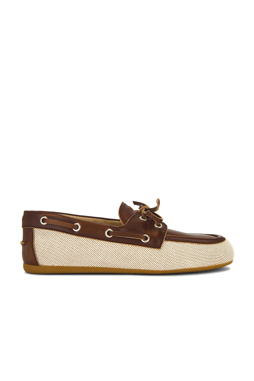 Leather Moccasin in Brown