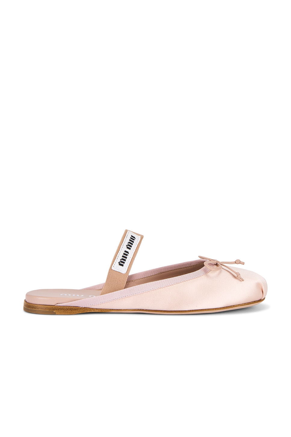 Shop Miu Miu Mule Ballet Flat