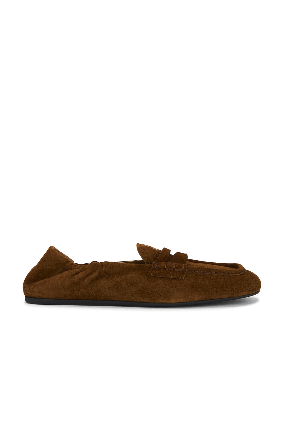 Image 1 of Miu Miu Suede Loafer in Rovere