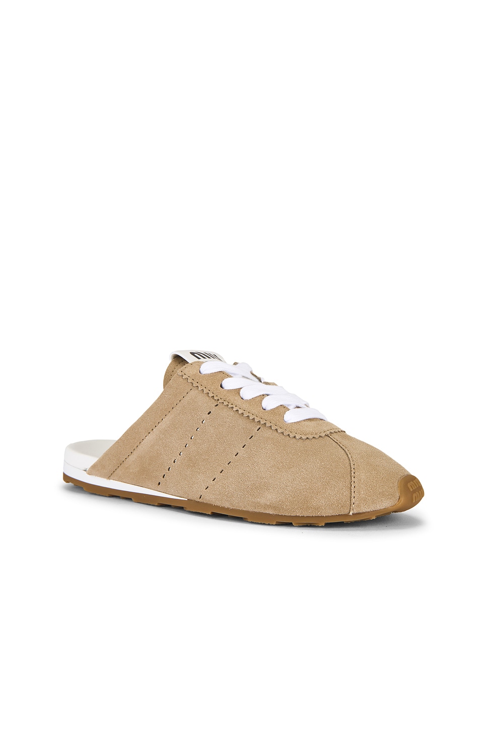 Miu Miu Suede Sneaker Mules