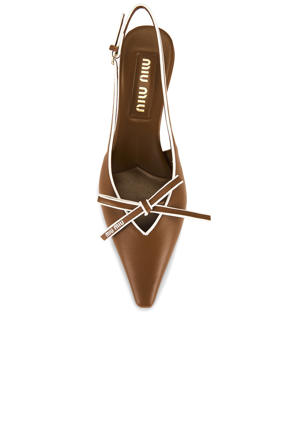 Miu Miu Slingback Kitten Heel thumbnail