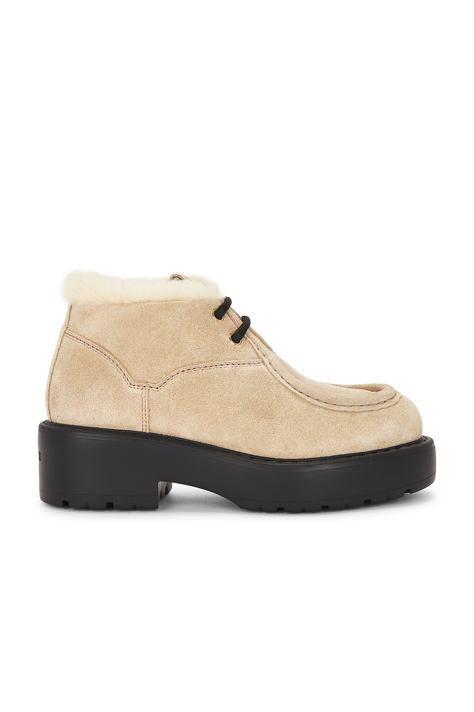 Miu Miu Ankle Boot In Neutral