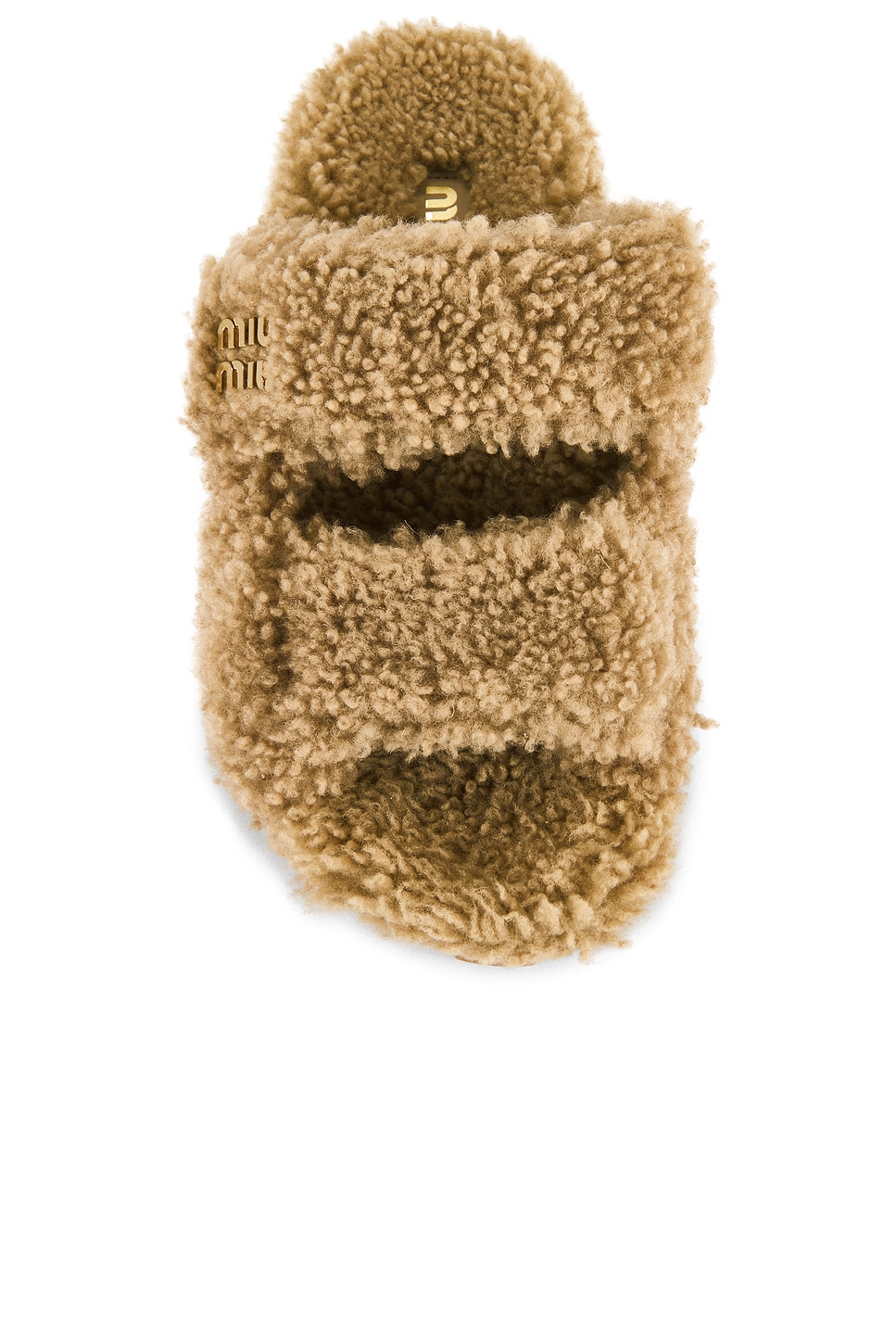 Image 4 of Miu Miu Slide Sandal in Deserto