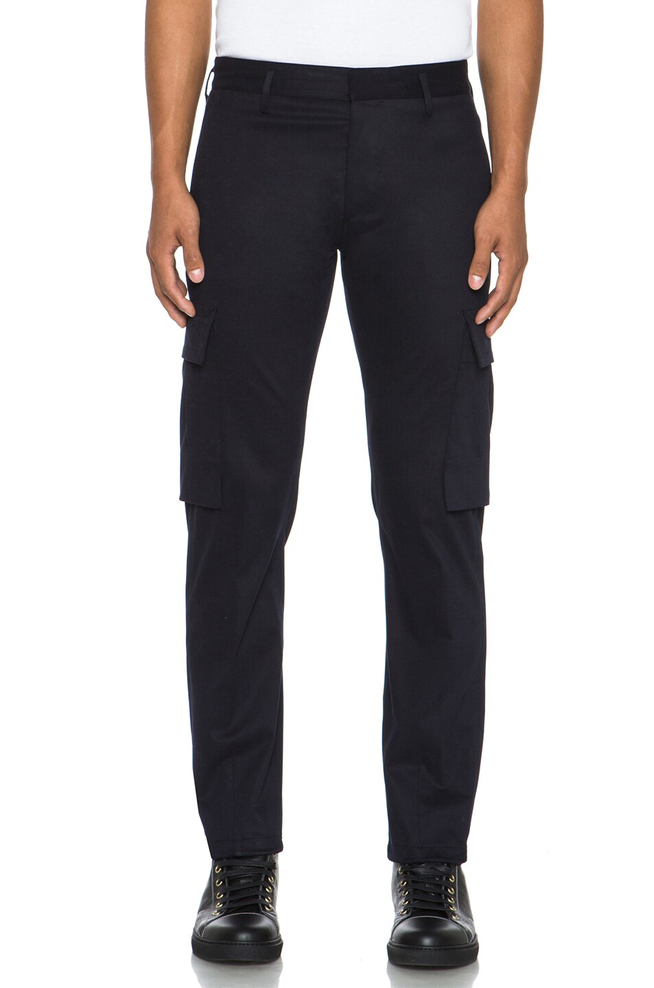 Image 1 of Marc Jacobs Sammy Chamois Cotton Pant in Navy