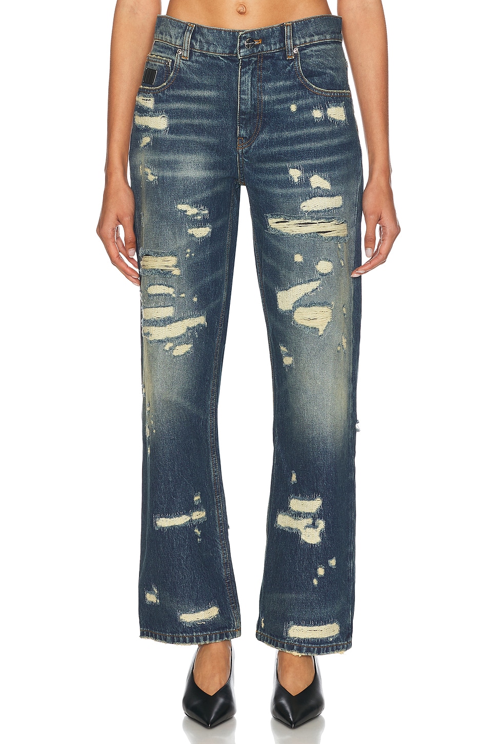 Image 1 of Marc Jacobs Straight Leg in Punk Indigo