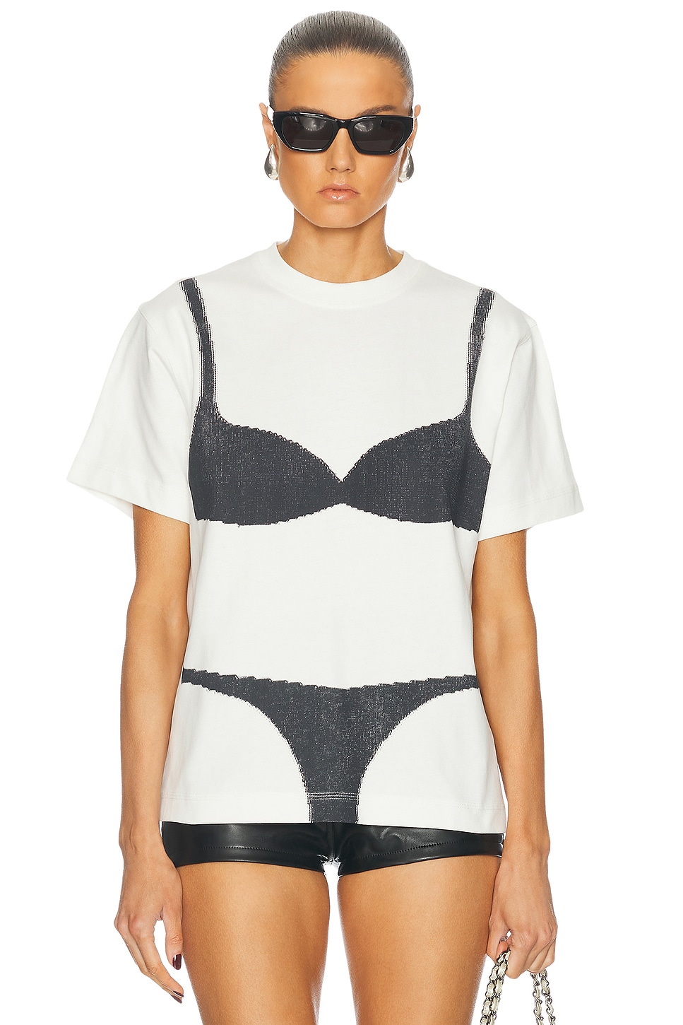 Shop Marc Jacobs Bra Box Tee In White