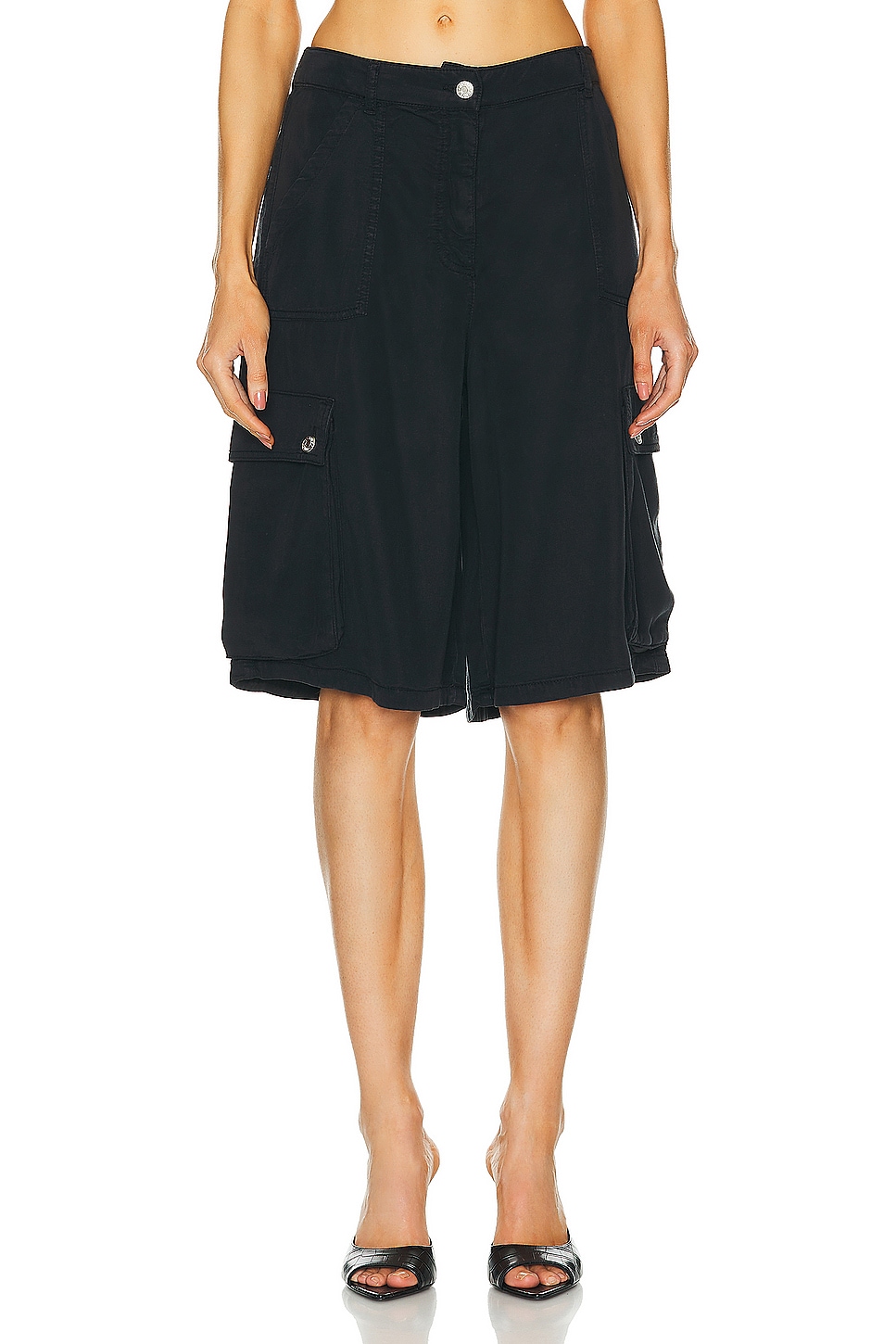 Image 1 of Moschino Jeans Cargo Short in Black