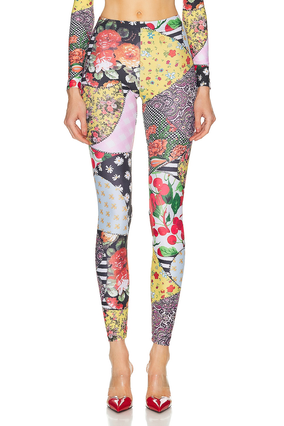 Image 1 of Moschino Jeans Legging in Fantasy Print