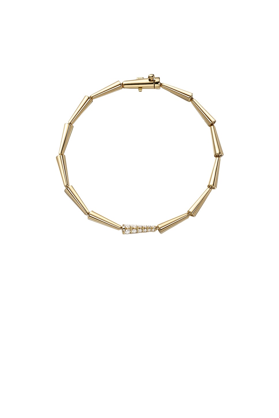 Lola Linked Bracelet in Metallic Gold