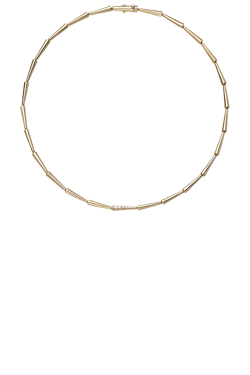 Lola Linked Necklace in Metallic Gold