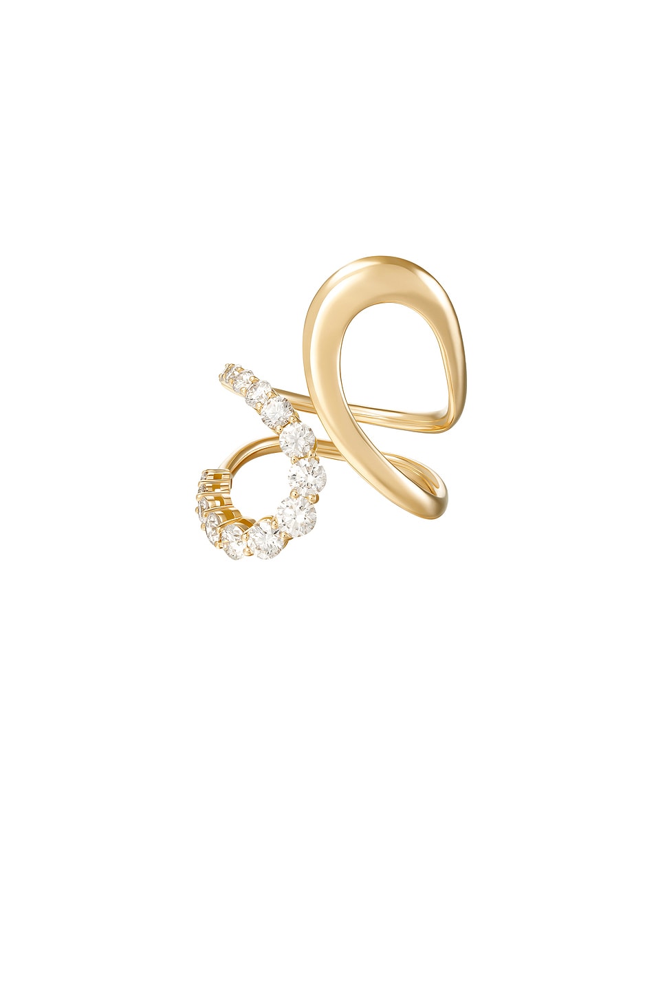 Aria Jane Ring in Metallic Gold