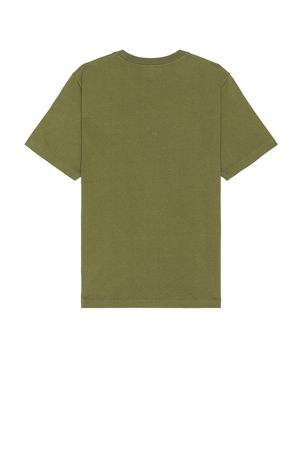 Shop Maison Kitsuné Bold Fox Head Patch Comfort T-shirt In Military Green