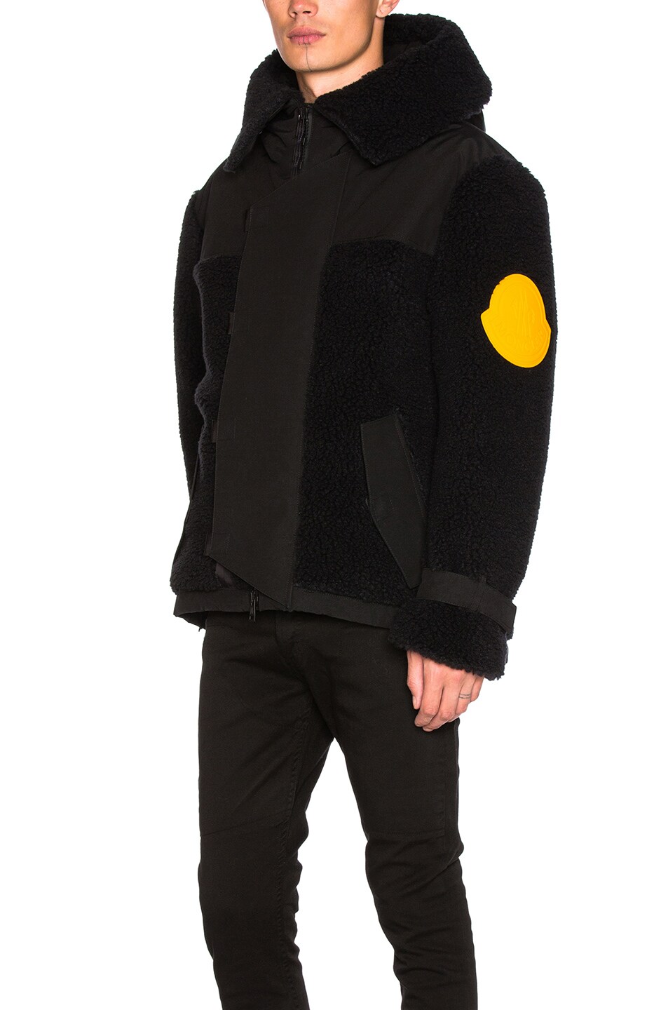 off white moncler coat