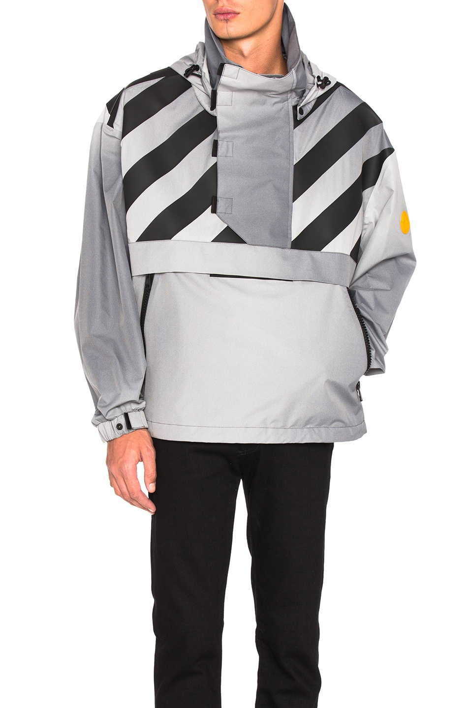 Image 1 of Moncler x Off White Donville Jacket in Grey
