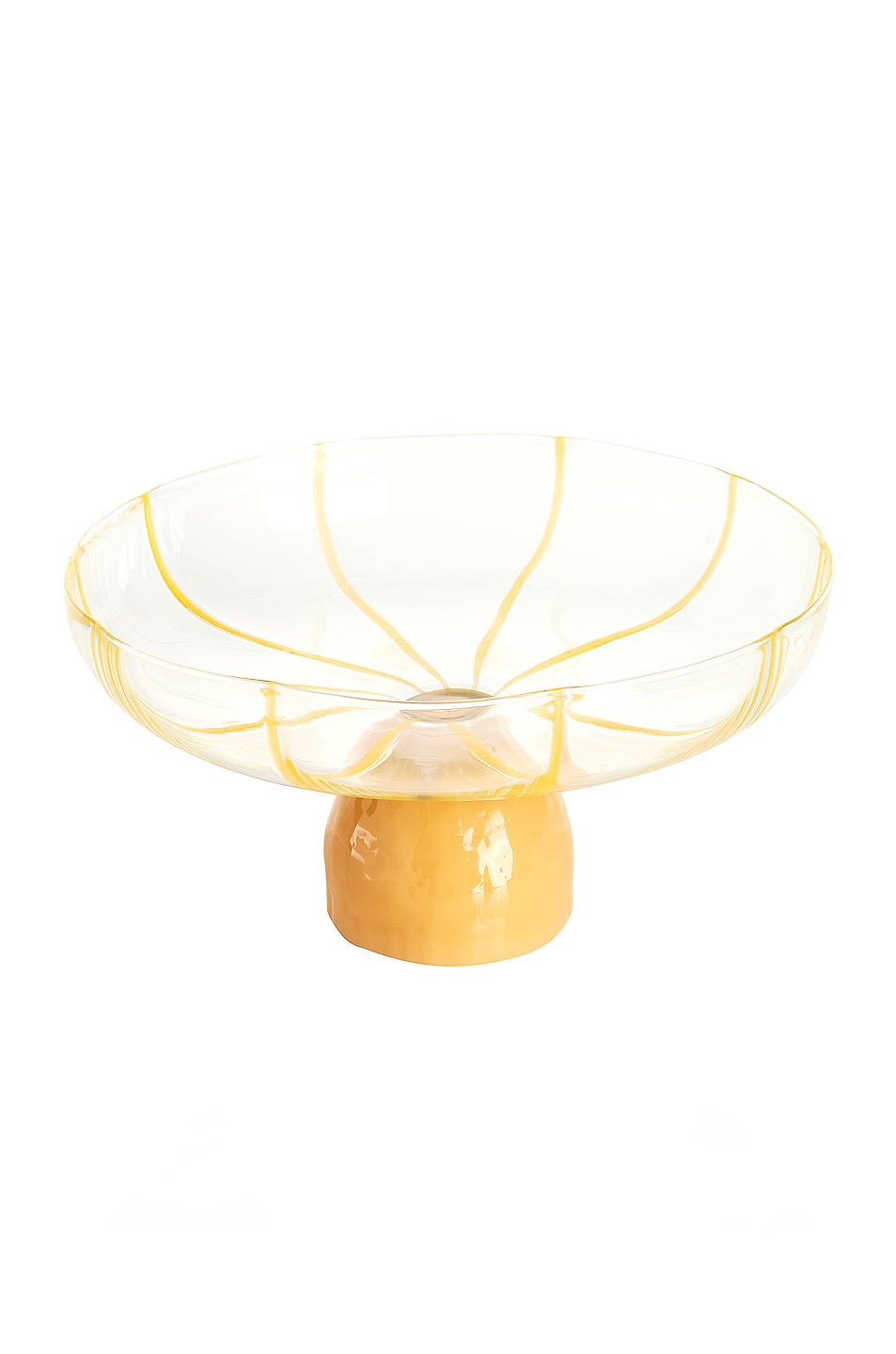 Image 1 of Maison Balzac Grand Soleil Platter in Clear & Yellow