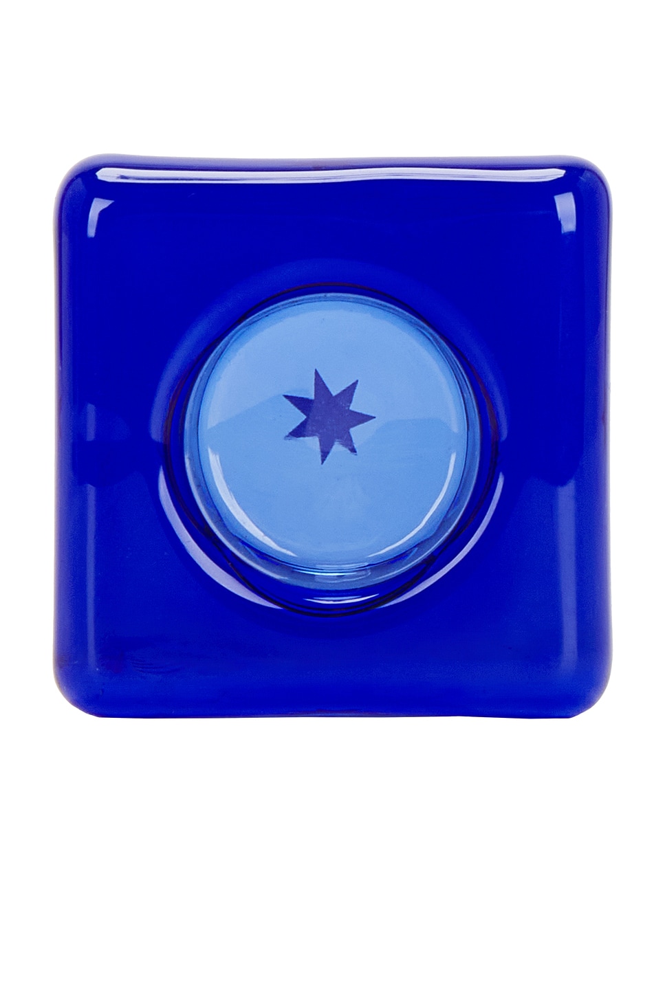Maison Balzac Le Cube Single Candle Holder In Indigo