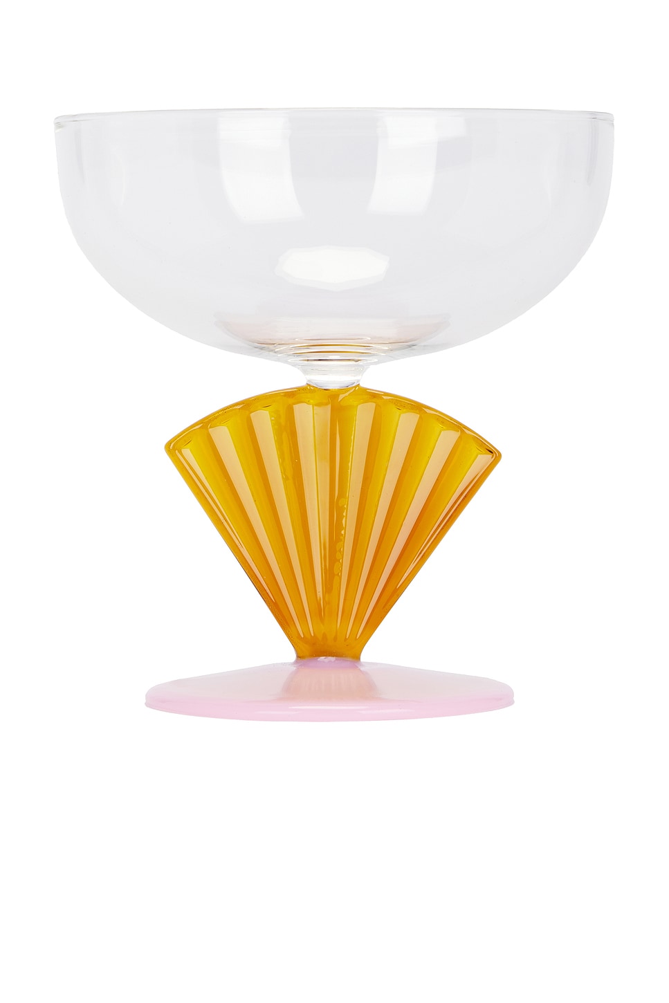 Image 1 of Maison Balzac Gelato Coupe in Opaque Pink, Amber, & Clear