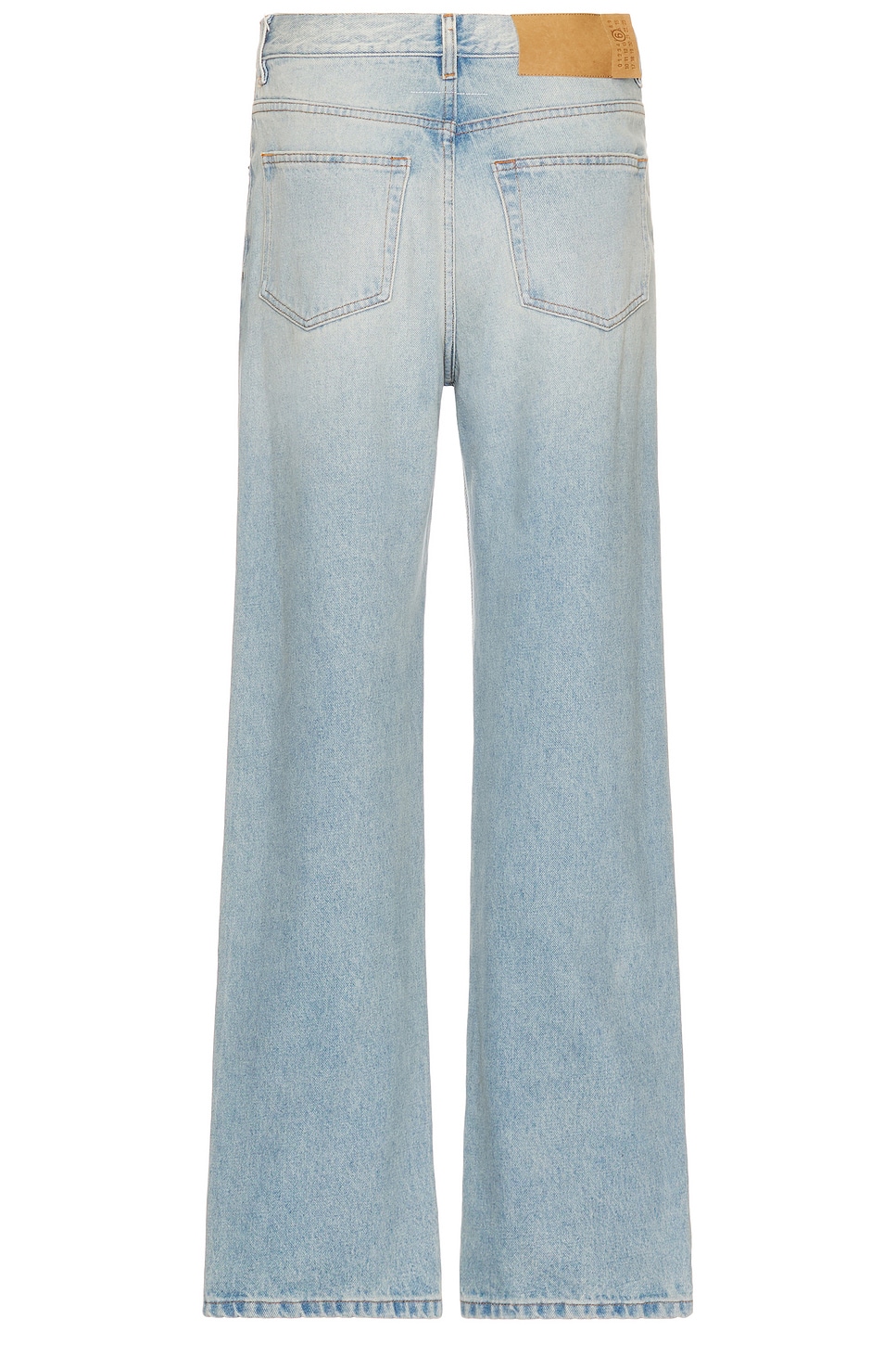 Shop Mm6 Maison Margiela 5 Pockets Jeans In Light Blue