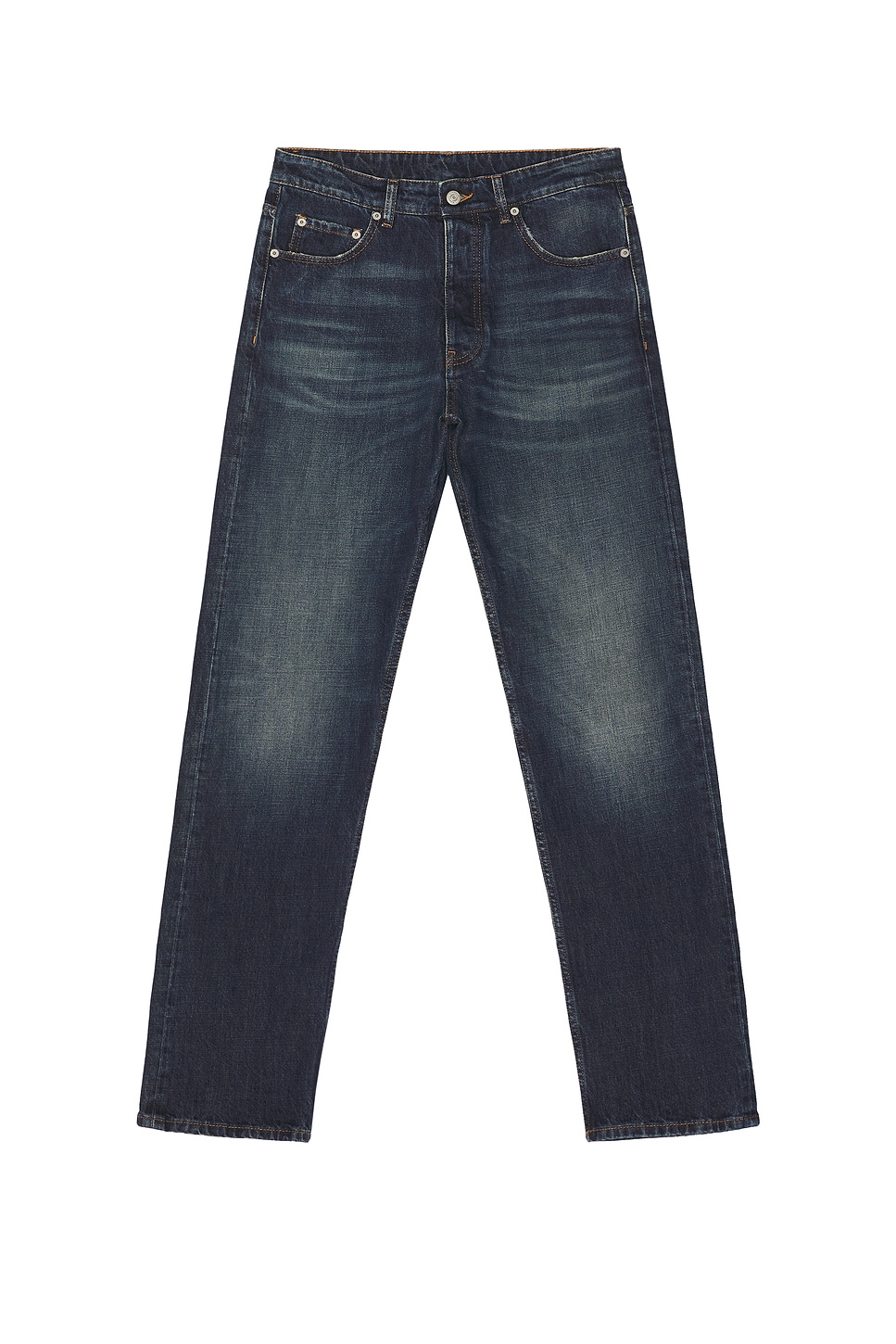 Image 1 of MM6 Maison Margiela Pants 5 Pockets in Medium Blue
