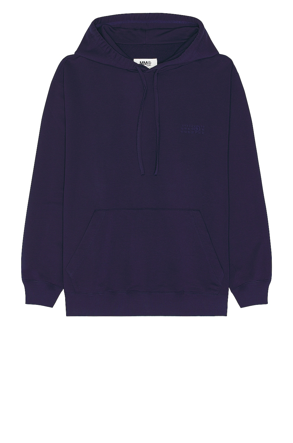 Image 1 of MM6 Maison Margiela Unbrushed Hoodie in Washed Blue