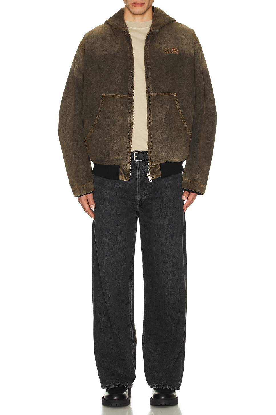 Image 1 of MM6 Maison Margiela Sports Jacket in Brown