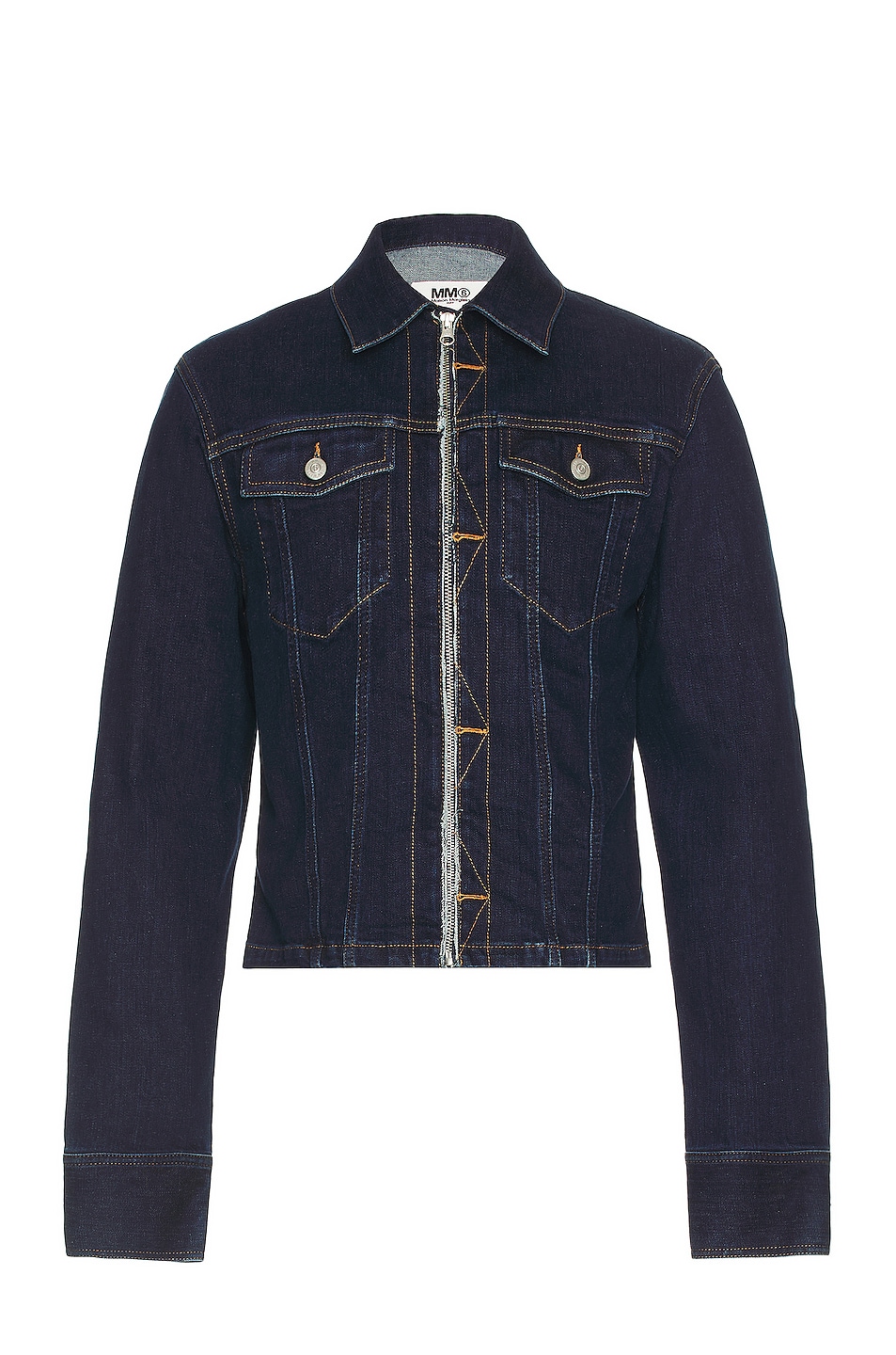 MM6 Maison Margiela Denim Jacket in Indigo | FWRD