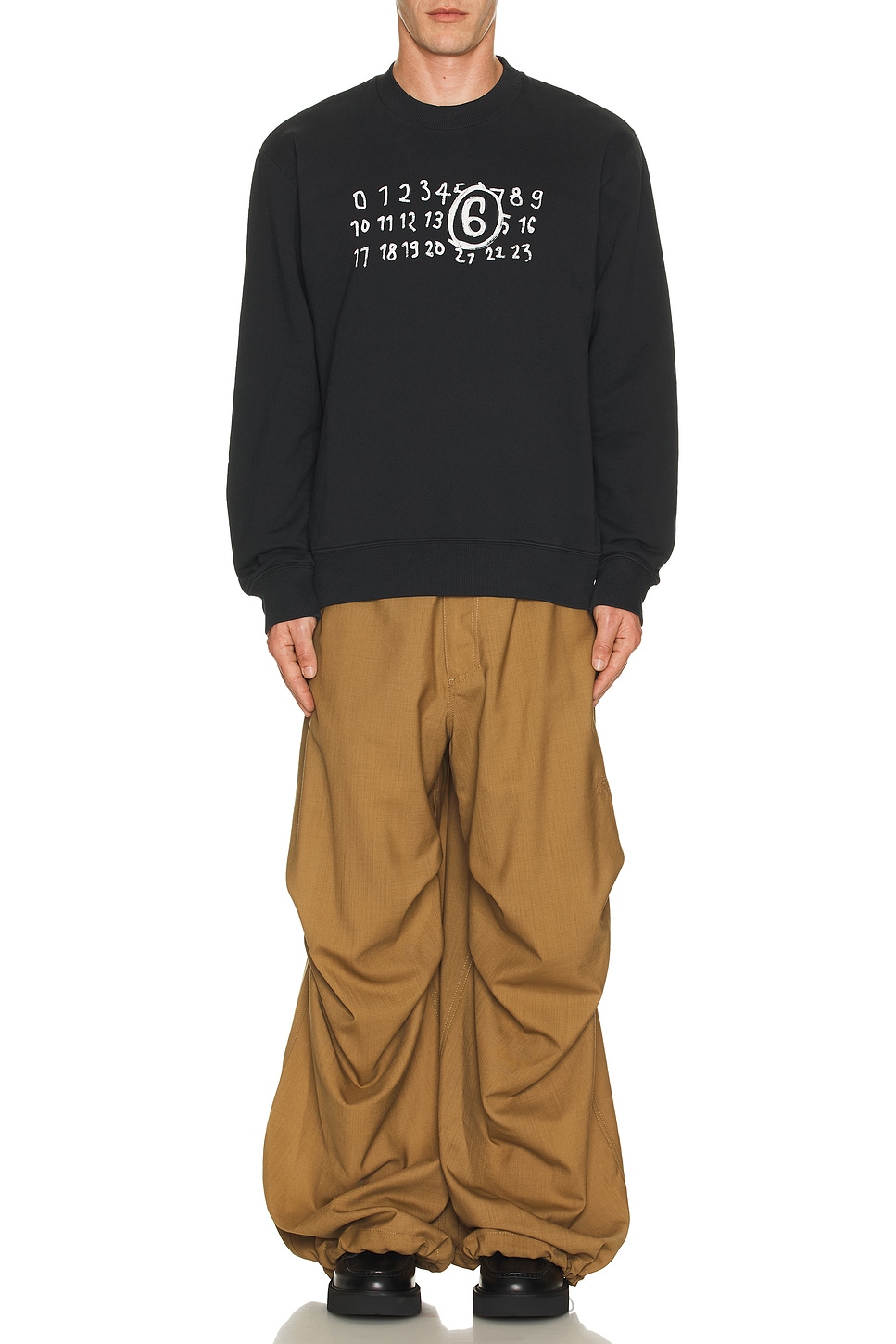 Image 1 of MM6 Maison Margiela Tailored Trouser in Tobacco