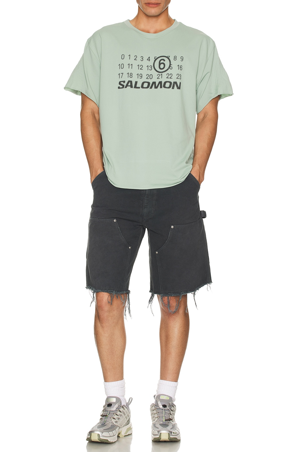 Image 1 of MM6 Maison Margiela x Salomon T-Shirt in Jadeite