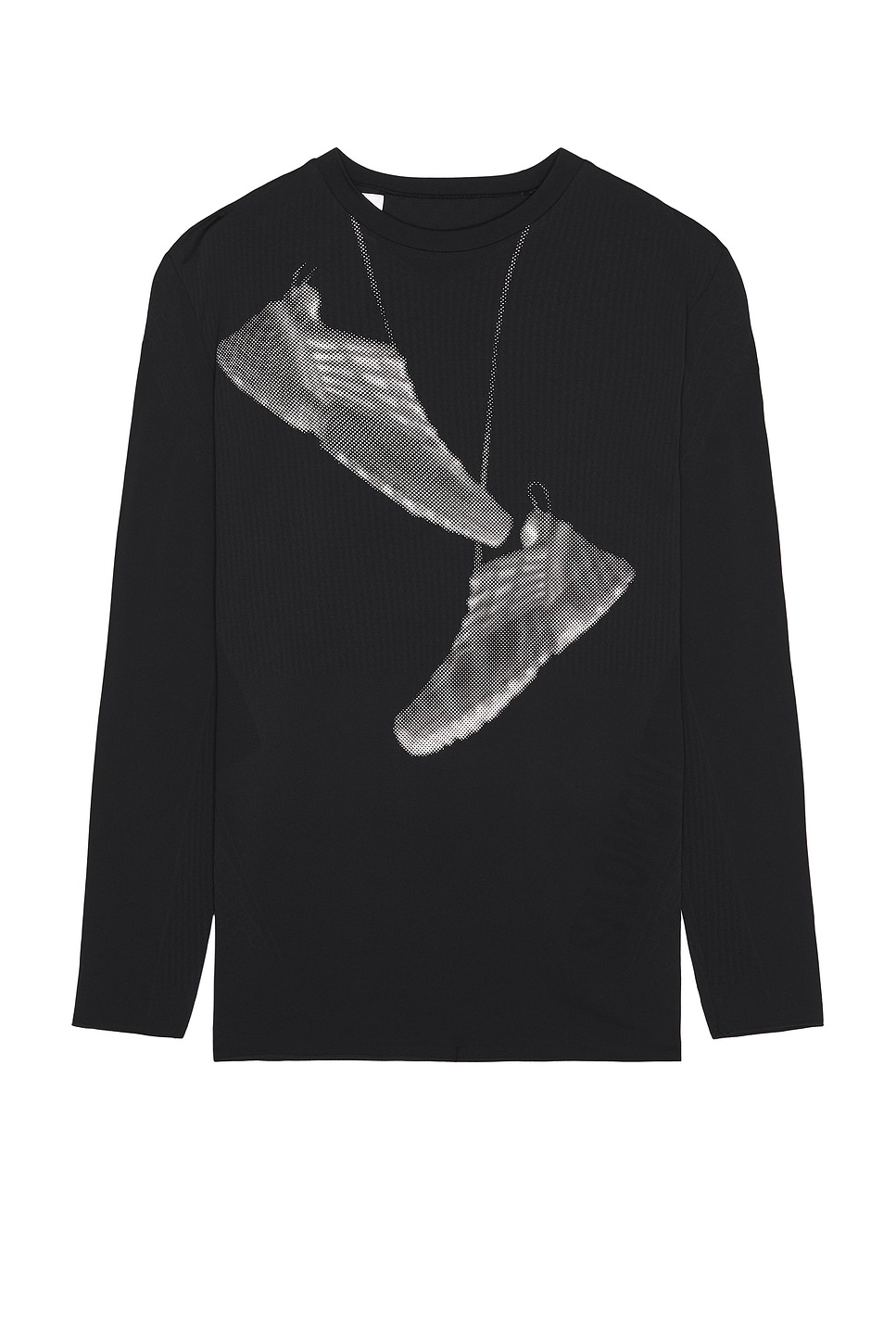 Image 1 of MM6 Maison Margiela x Salomon Long Sleeve T-Shirt in Deep Black