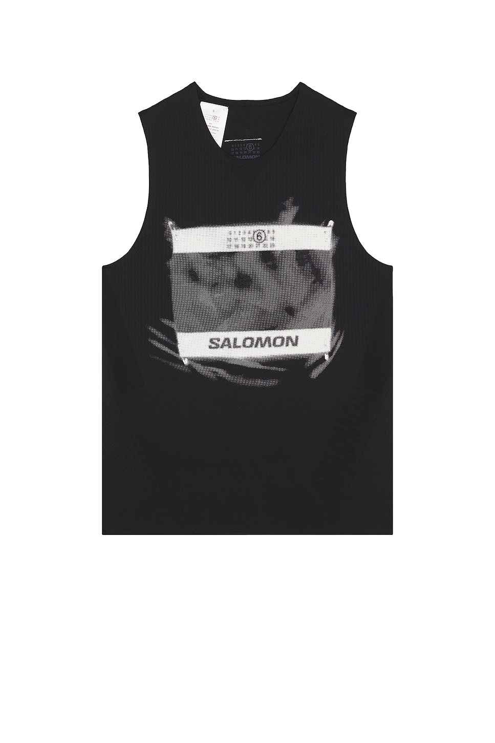 Image 1 of MM6 Maison Margiela x Salomon Tank Top in Deep Black