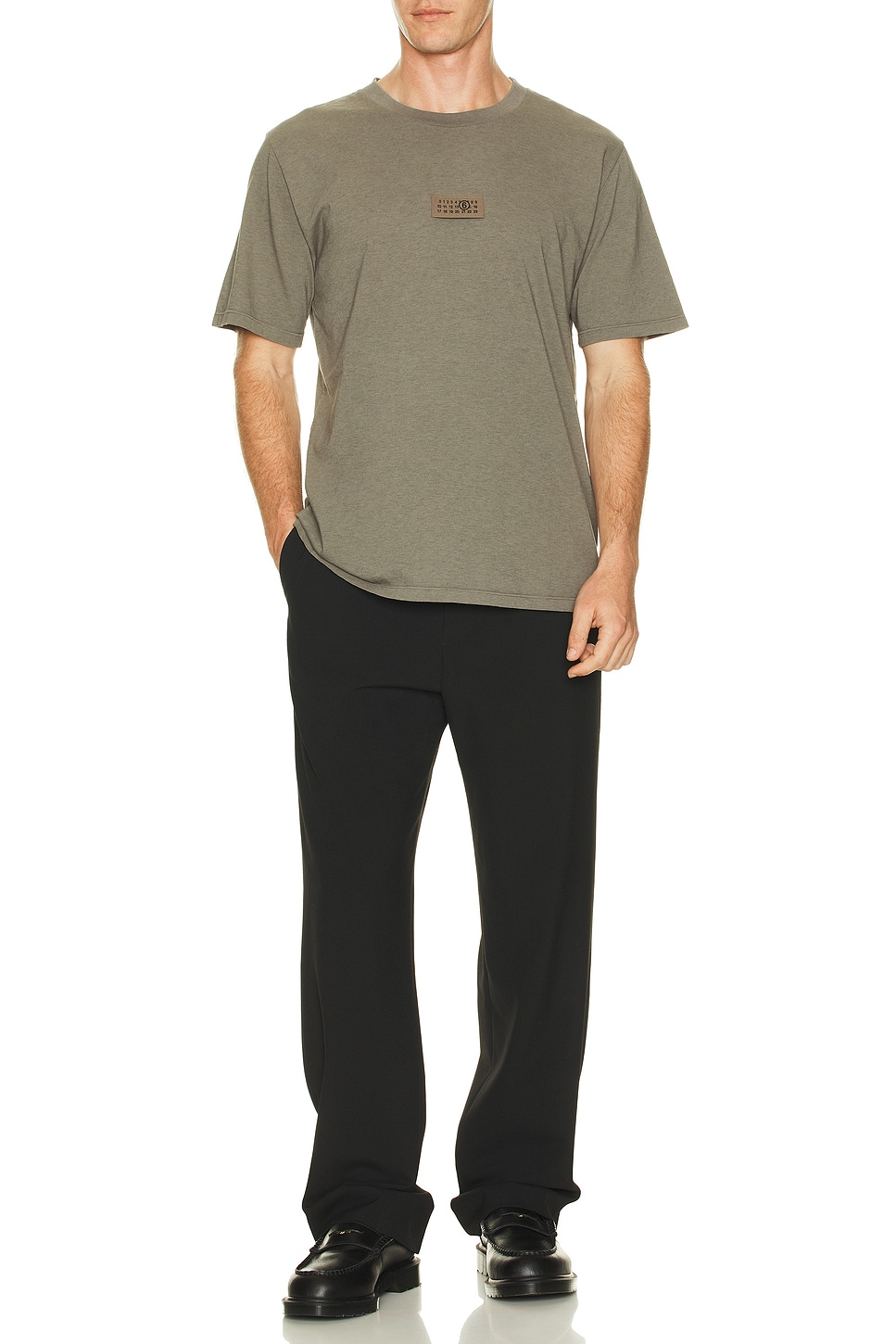 Image 1 of MM6 Maison Margiela Tee in Taupe