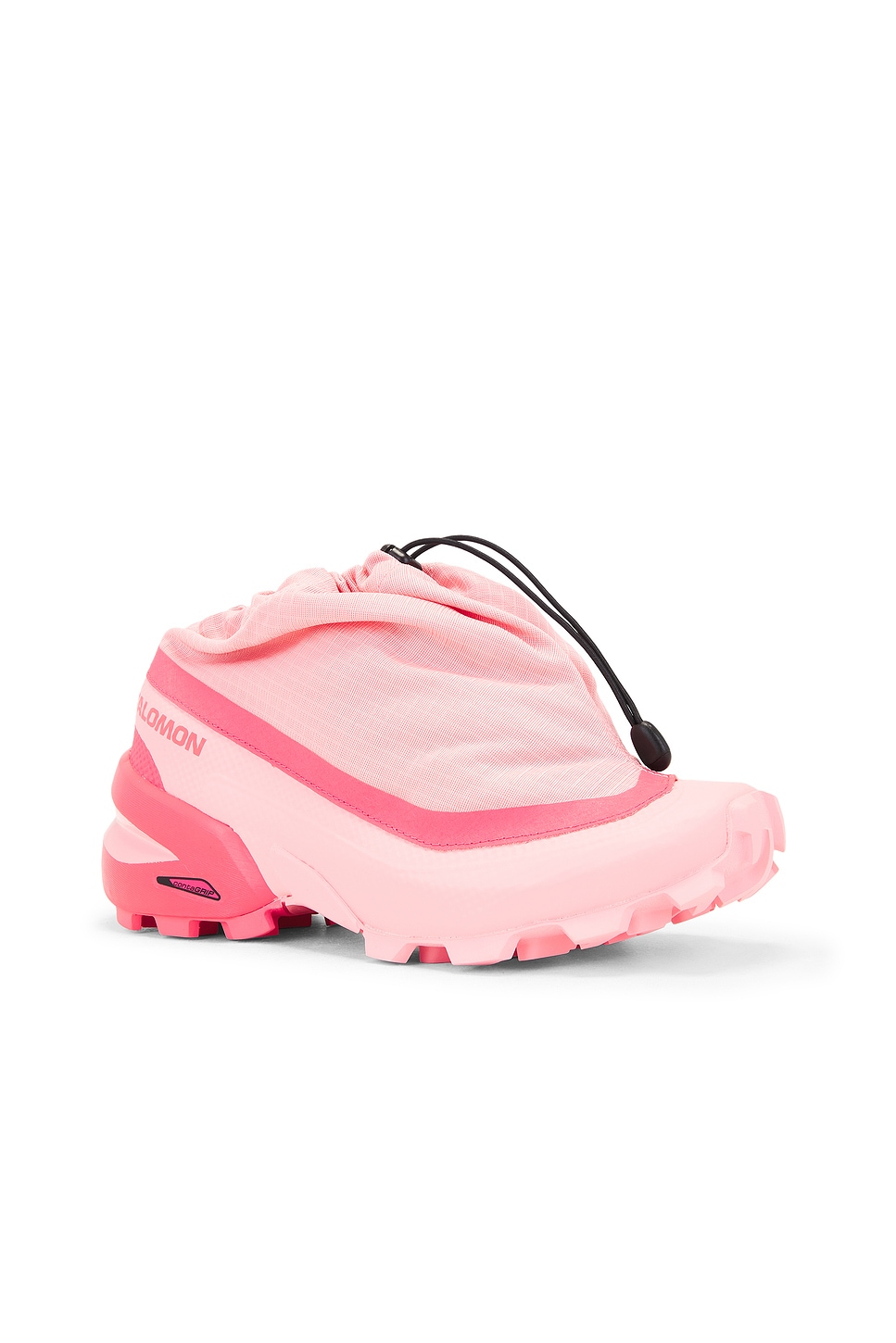Image 2 of MM6 Maison Margiela x Salomon Cross Low Sneakers in Flamingo Pink, Rouge Red, & Black