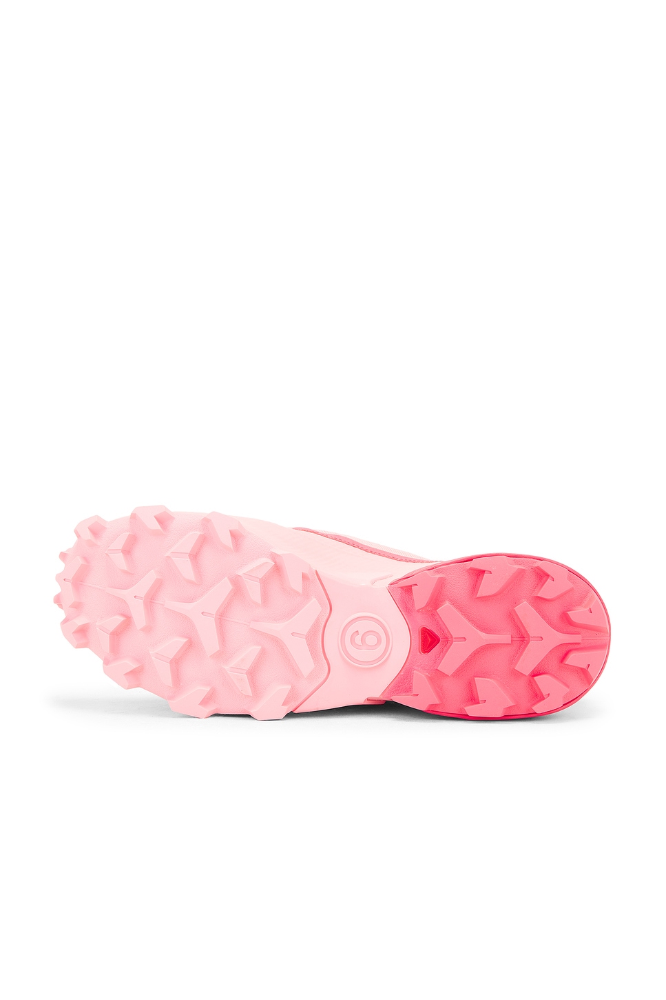 Image 6 of MM6 Maison Margiela x Salomon Cross Low Sneakers in Flamingo Pink, Rouge Red, & Black