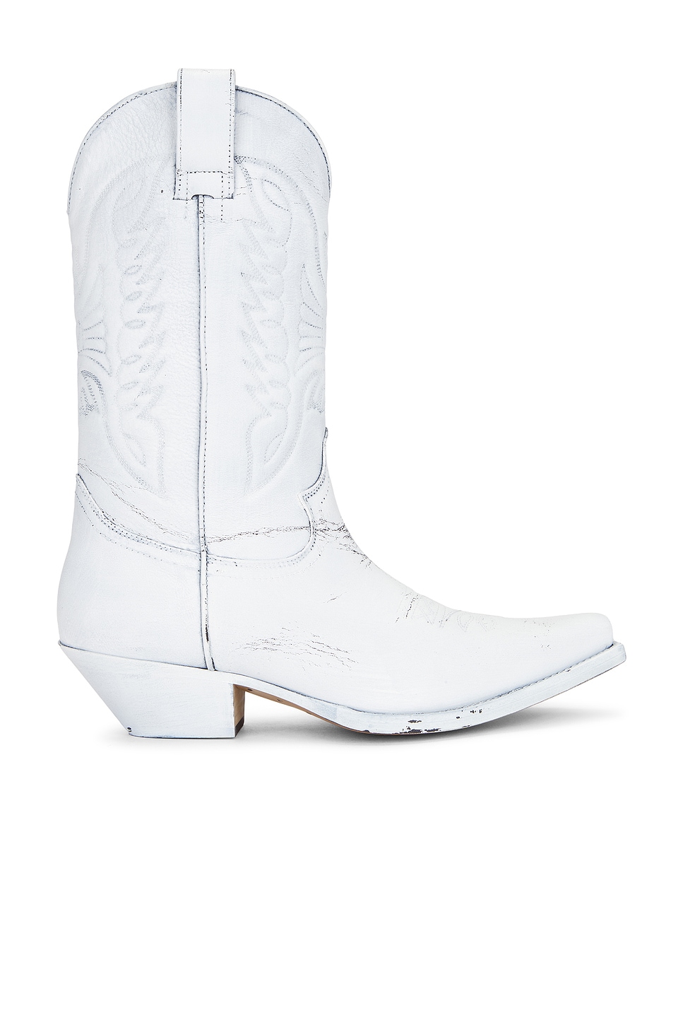 Pelle Vitalo Texas Boots in White