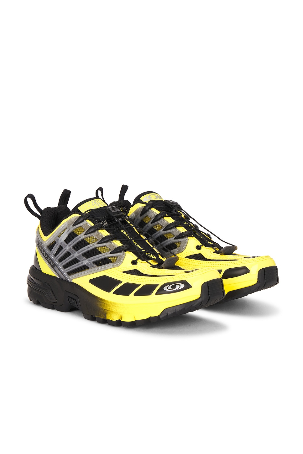 Image 1 of MM6 Maison Margiela x Salomon ACS PRO in Black, Blazing Yellow, & Silver