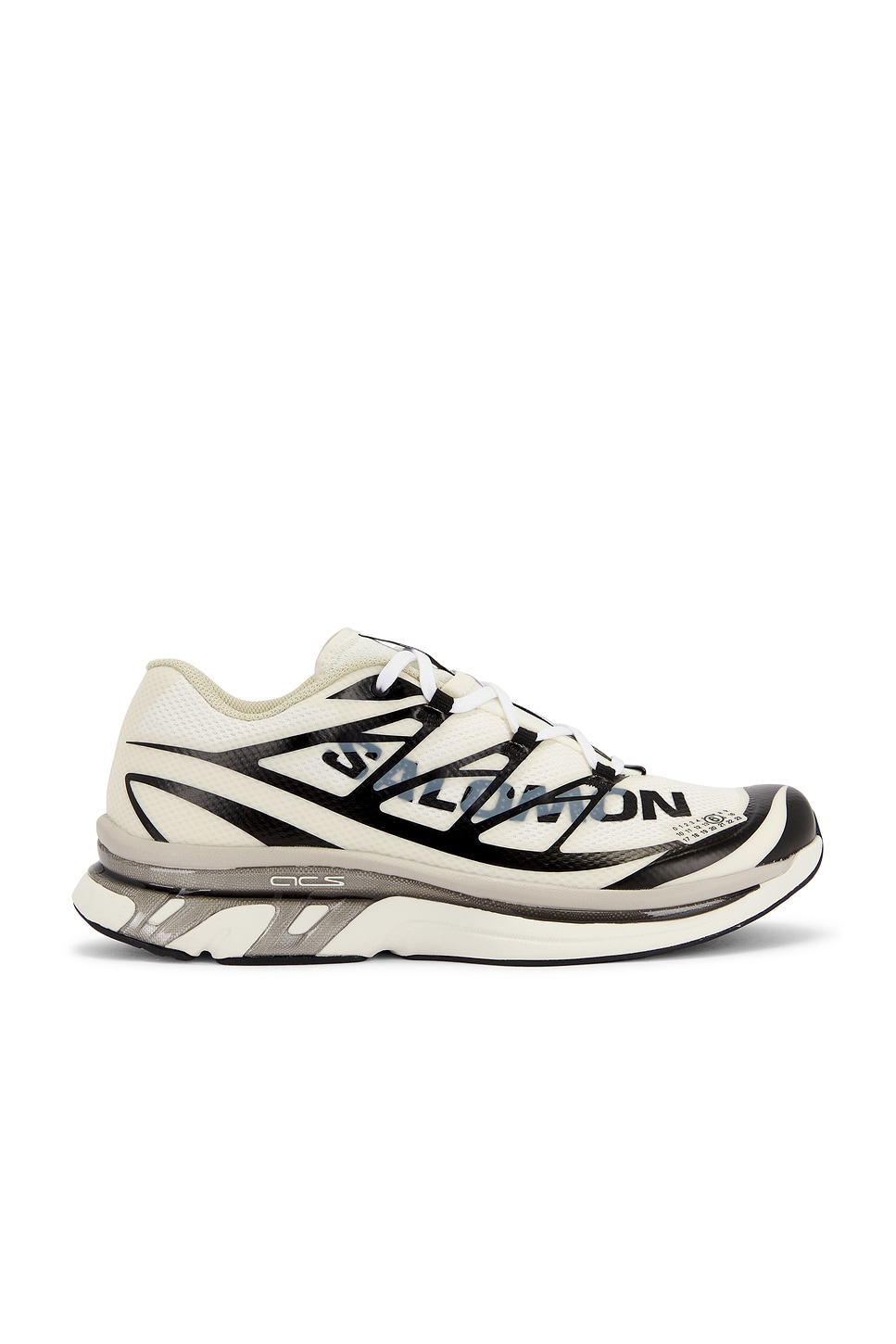 Image 1 of MM6 Maison Margiela x Salomon XT in Vanilla Ice, Black, & Green Haze