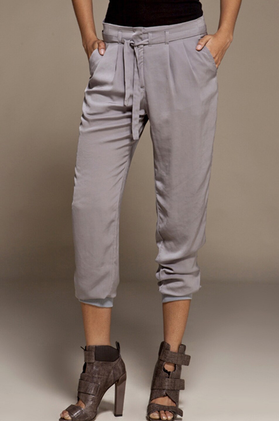 Image 1 of MM6 Maison Margiela Drawstring Pant in Grey
