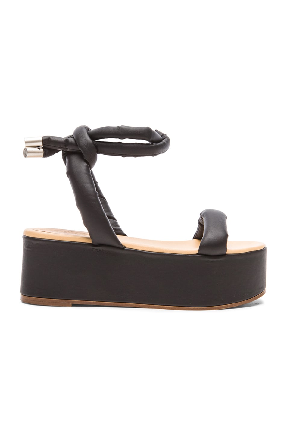 Image 1 of MM6 Maison Margiela Wedge Sandals in Black