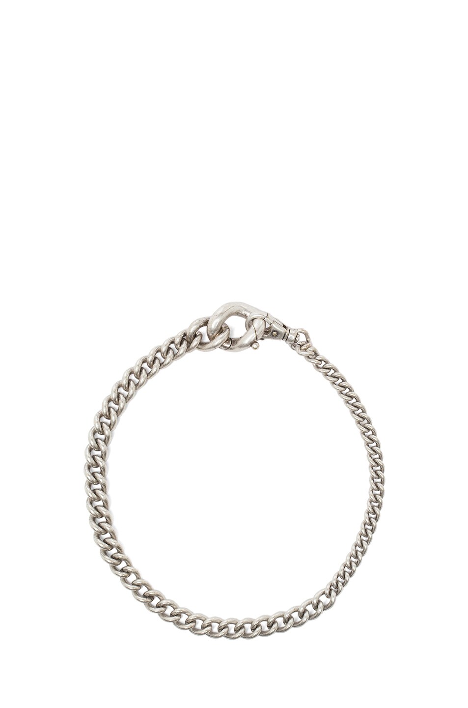 Image 1 of Maison Margiela Chain Brass Necklace in Silver