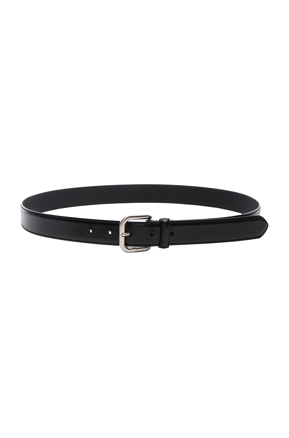 Image 1 of Maison Margiela Calf Leather Belt in Black