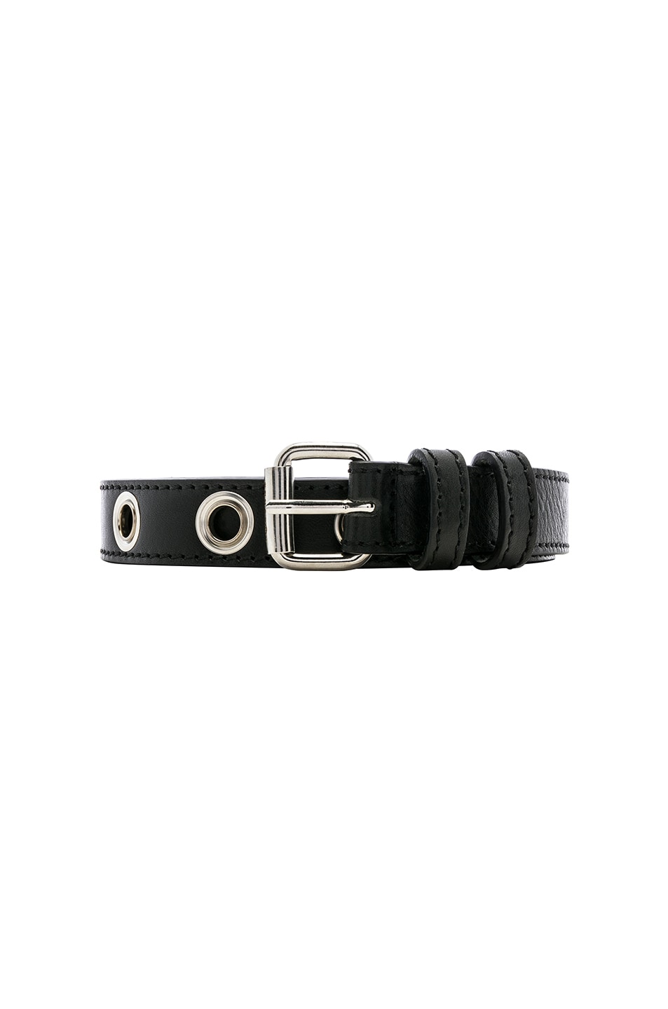Image 1 of Maison Margiela Grommet Belt in Black
