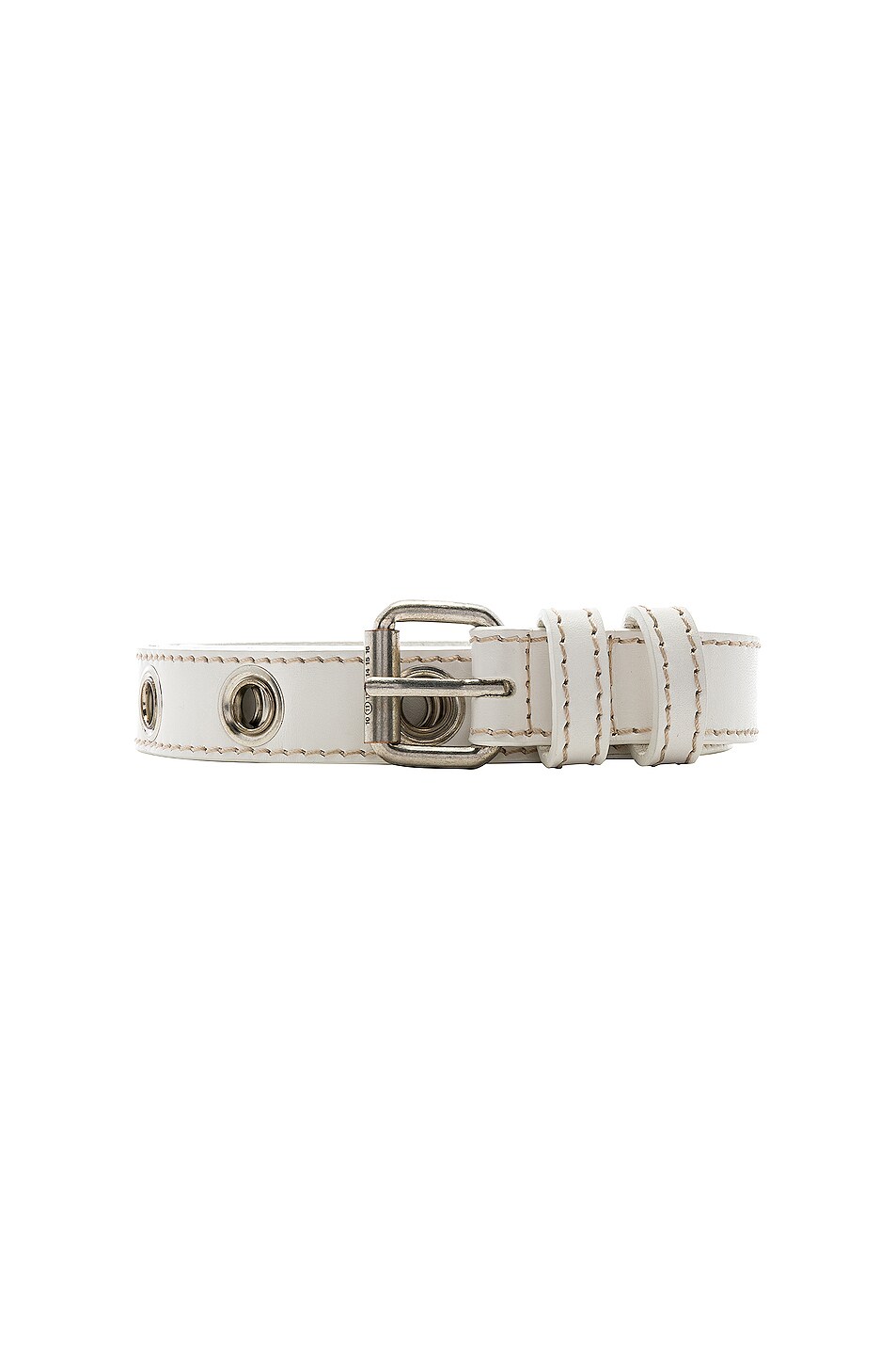 Image 1 of Maison Margiela Grommet Belt in White