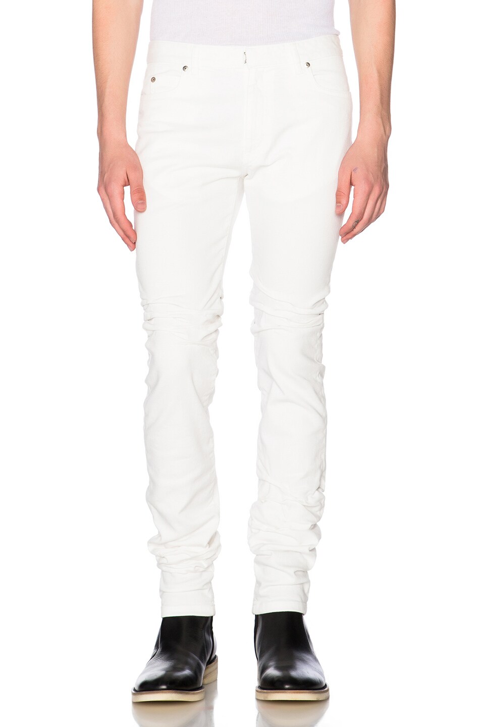 Image 1 of Maison Margiela Resinated Jeans in White