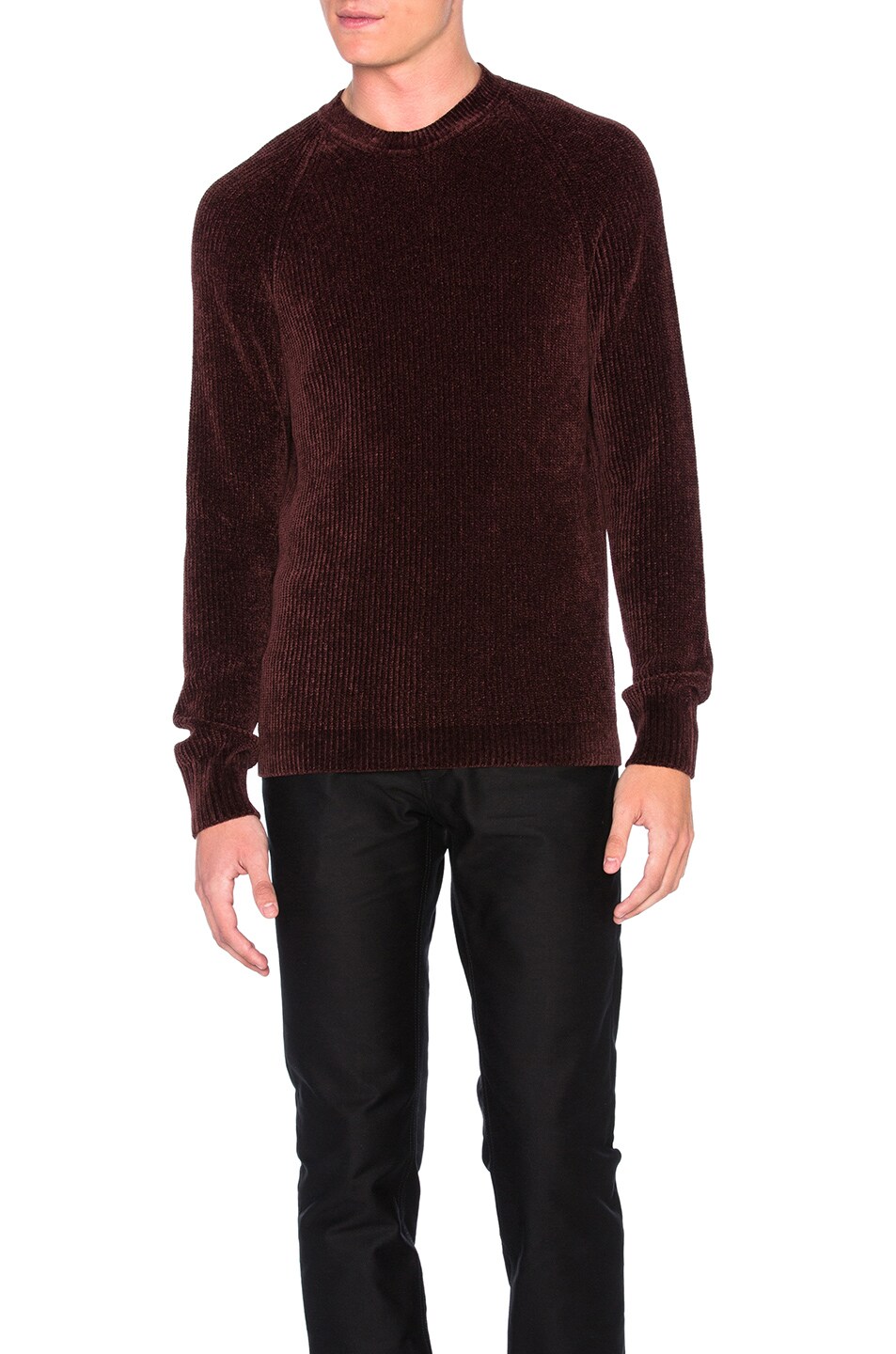 Image 1 of Maison Margiela Cardigan Stitch Pullover Sweater in Chocolate